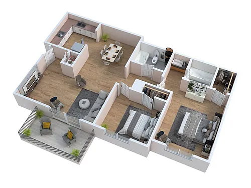 Floor plan Devonshire Renovated