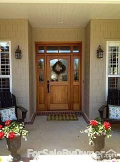 Welcome Home to Arthurs Court!
						:
						Custom built front door.