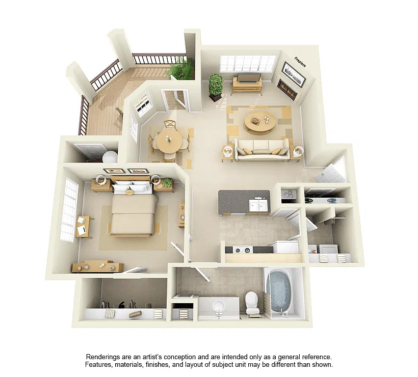 Floor plan A1B