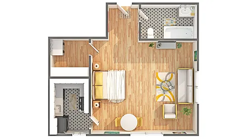 Floor plan Covey Studio Large