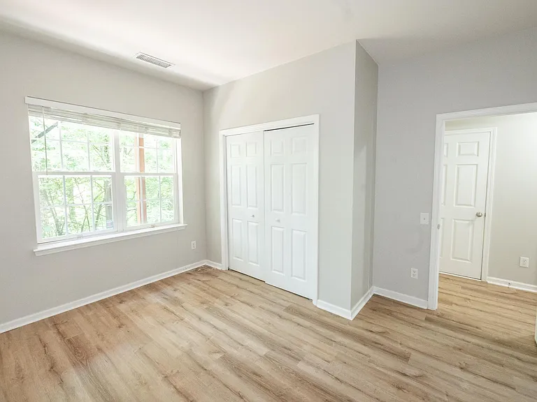 First floor bedroom with full size closet