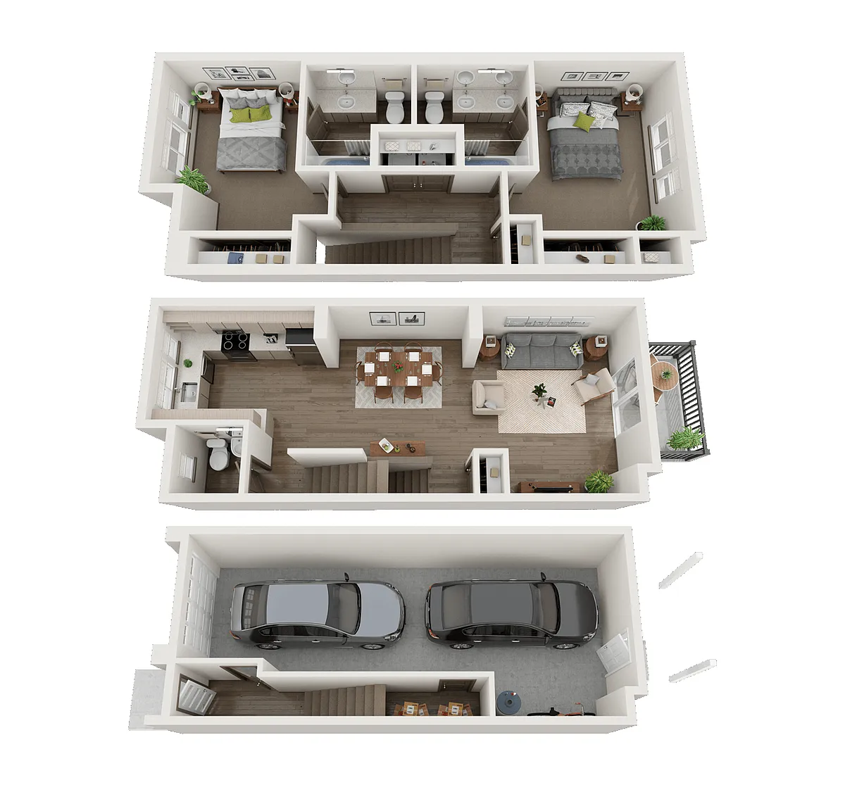Floor plan Juniper | Townhome