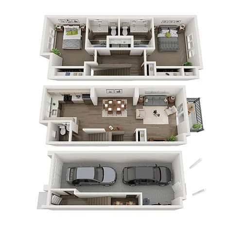 Floor plan Juniper | Townhome