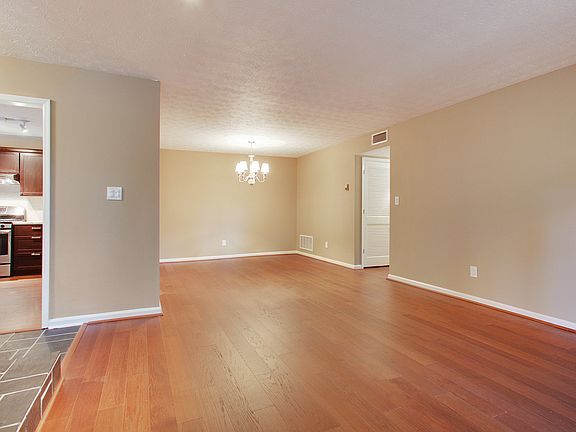 living room into dining room
