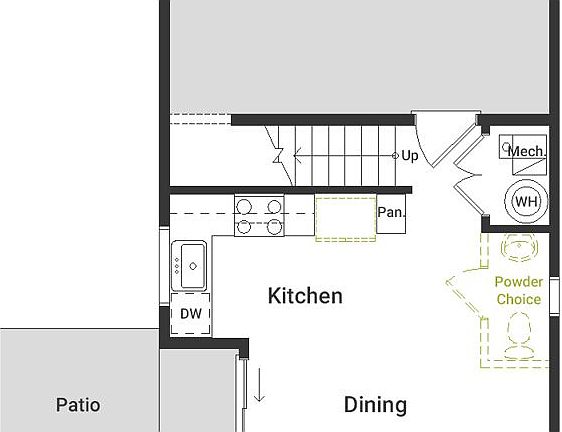 Milestone Floorplan - First Floor