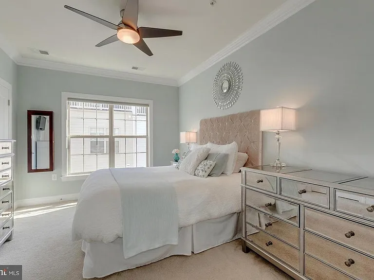 Master bedroom with ample elfa closets
