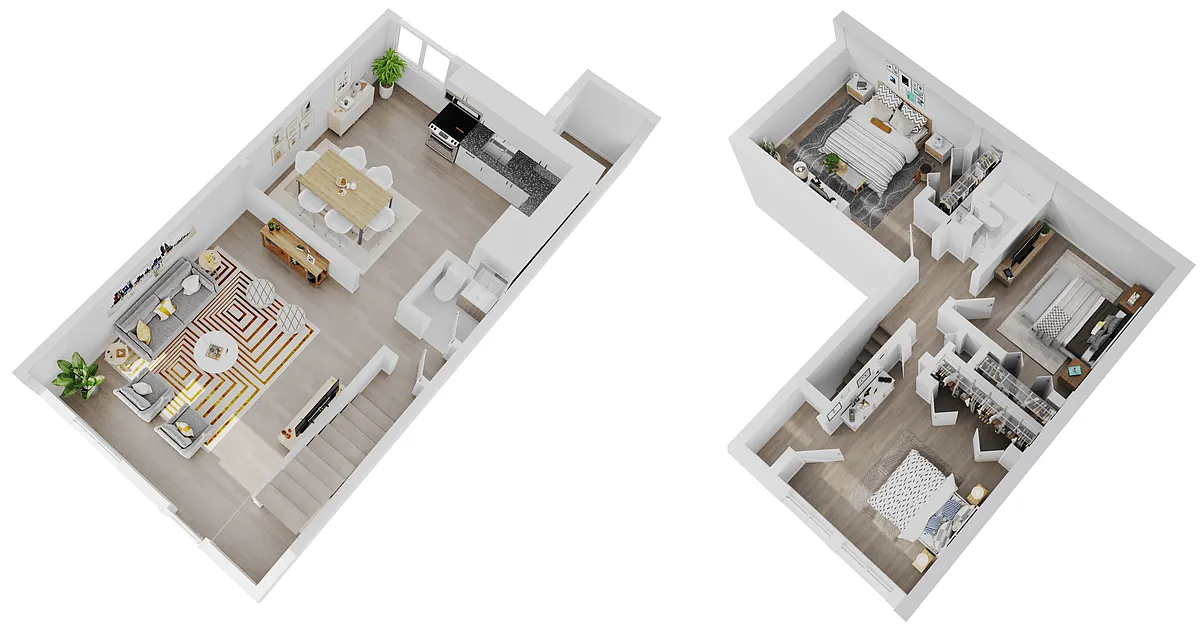 Floor plan 3 Bedroom 1.5 Bath Renovated