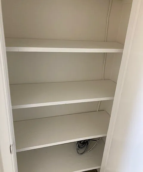 Hall closet