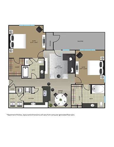 Floor plan B1