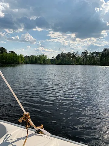 Lake Trotwood from peddle boat