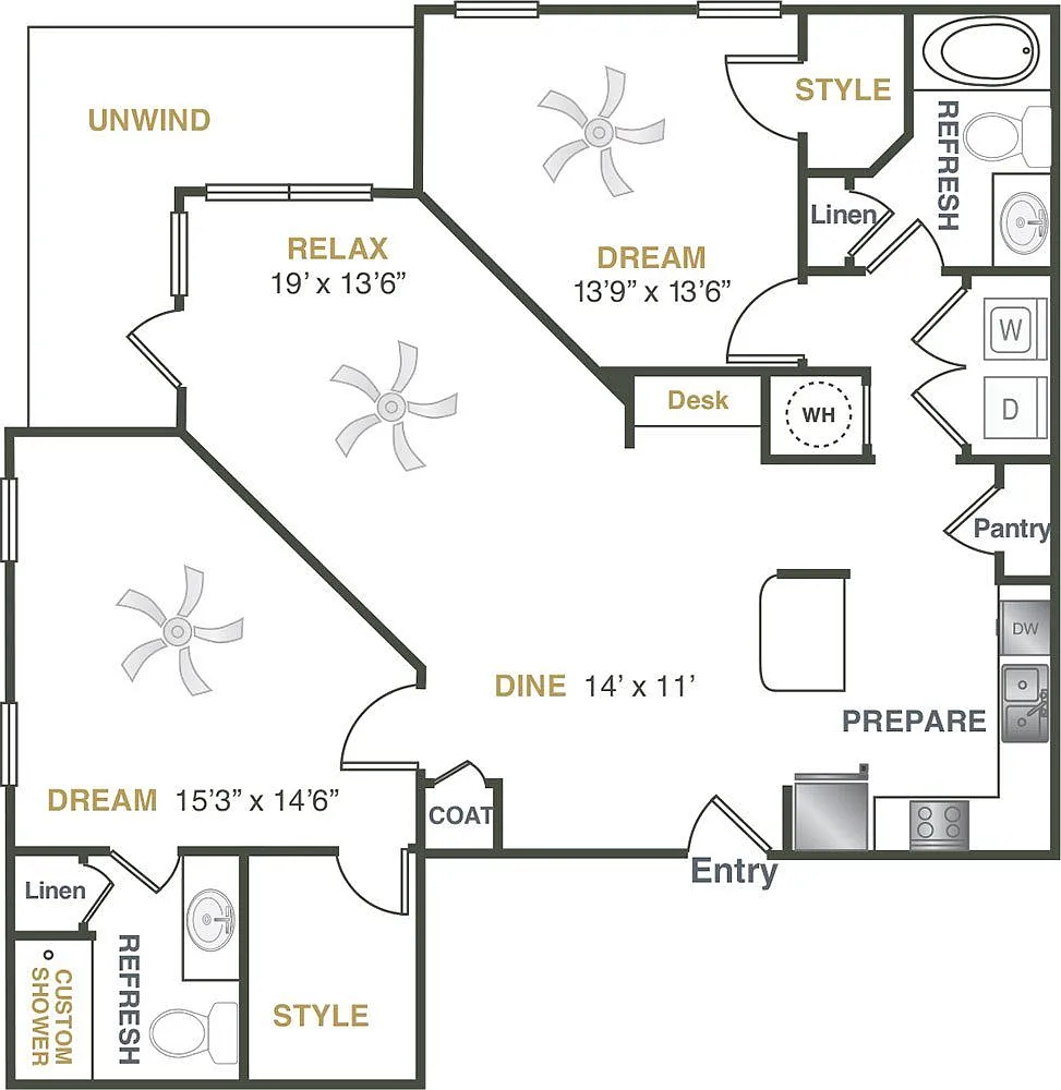 Floor plan B3