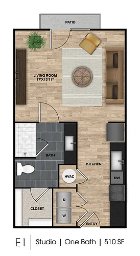 Floor plan E1