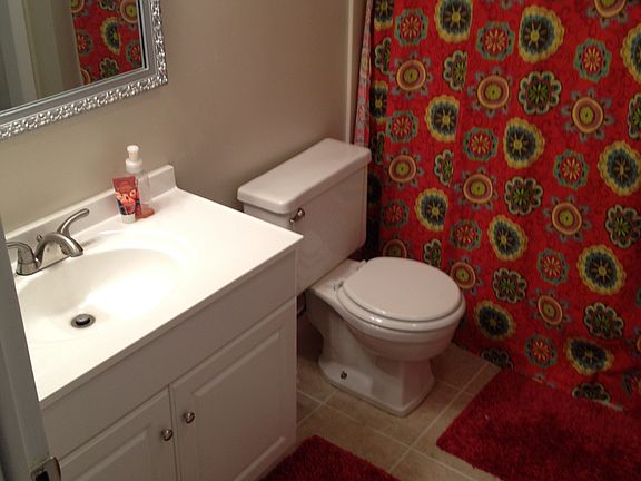 Hall bath and laundry