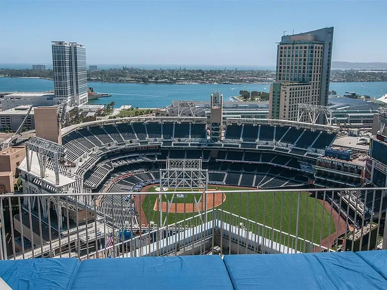 Rooftop lounge view
