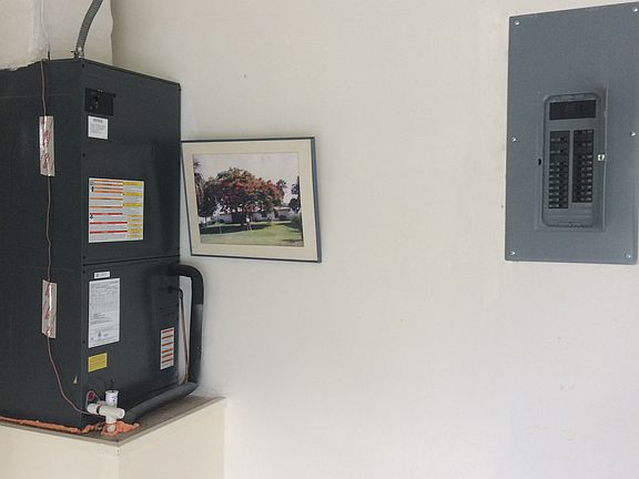 A/C and electric panel 