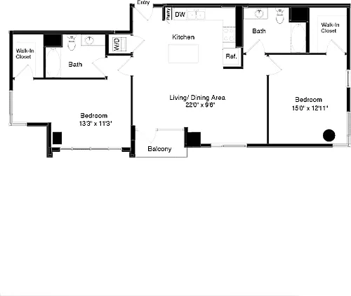 Floor plan Tower B5
