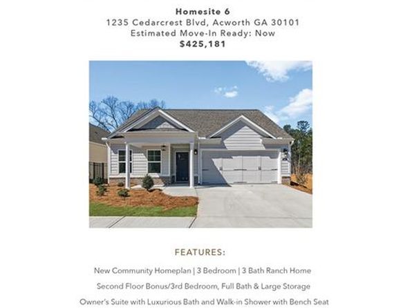 1235 Cedarcrest Blvd, Acworth, GA 30101