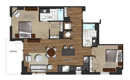 Floor plan The Venus