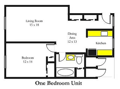 Floor plan 1BR