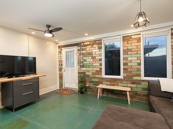Living room view from kitchen.