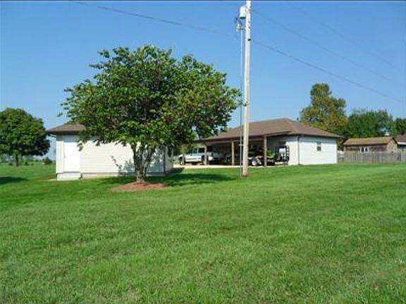 back of outbuildings