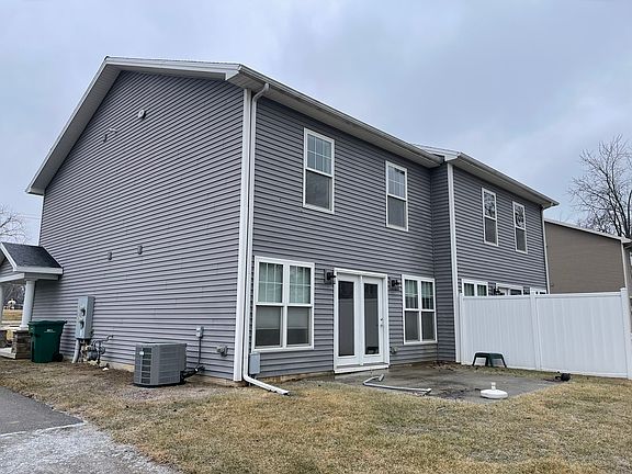 Back of unit