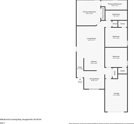 3 bed, 2.0 bath, 1232 sqft, $1,645 — Photo 2