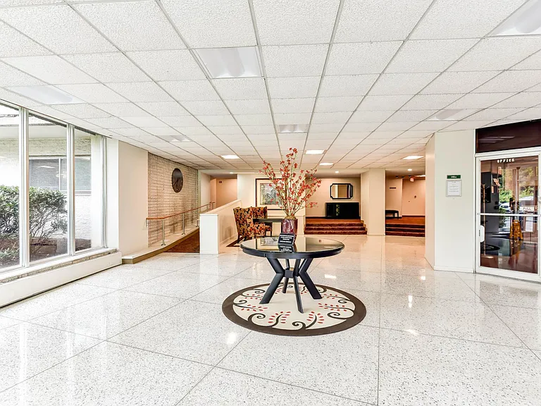 Building lobby.