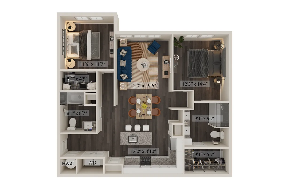 Floor plan B3 - Bijou