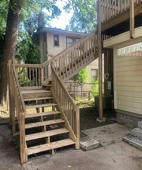 Stairs to unit