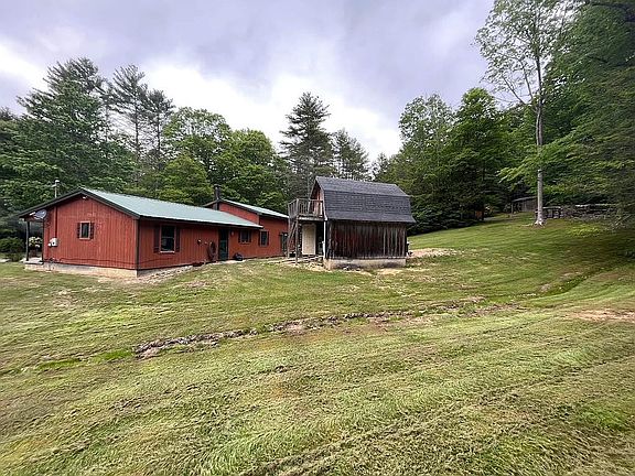 Rear view of the home 