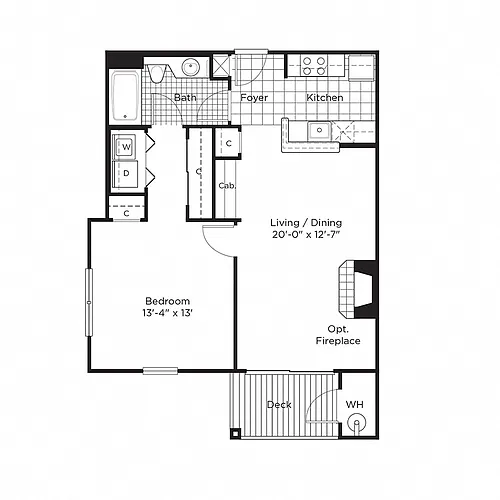 Floor plan A1B