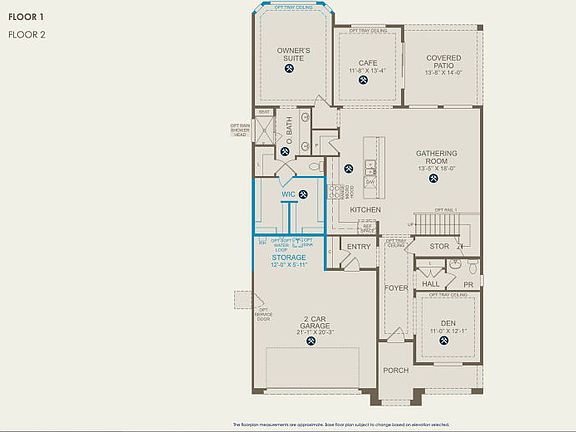Monza Floor Plan, Quick Move-In Home, Floor 1
