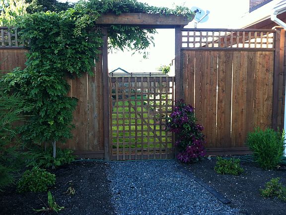 Southwest garden gate