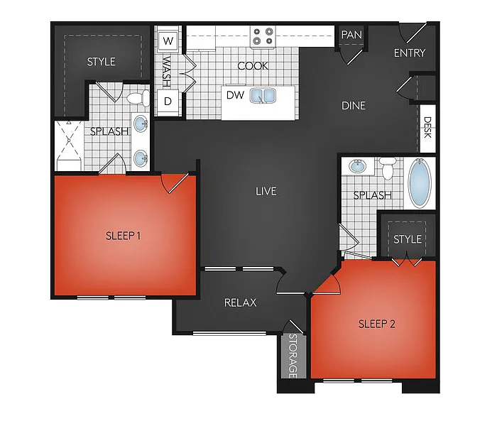 Floor plan The Carlyle