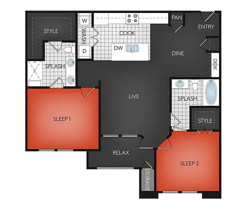 Floor plan The Carlyle