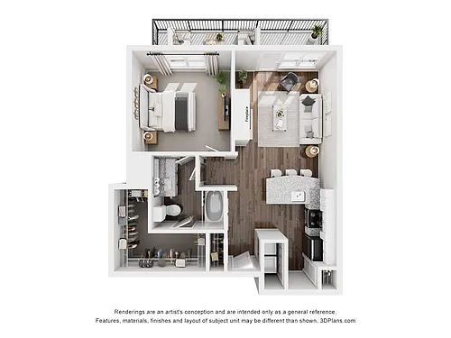 Floor plan A1G