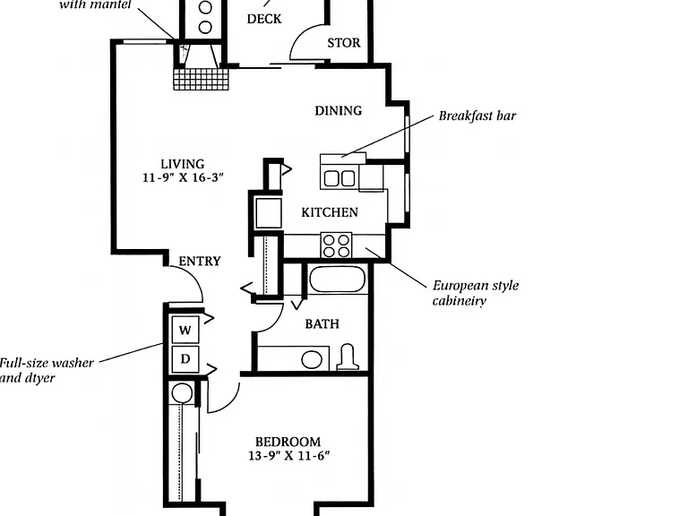 1x1 Standard l 696 sq ft l Canyon Park 1x1 Standard l 696 sq ft l Canyon Park