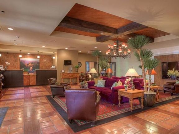 Front lobby in clubhouse