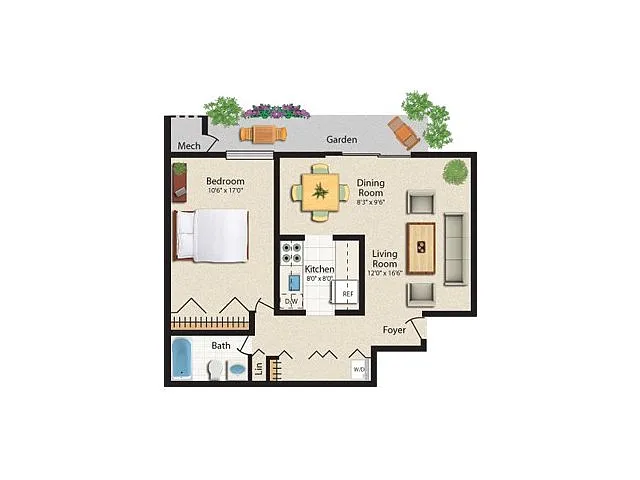 Floor plan FALLSTAFF