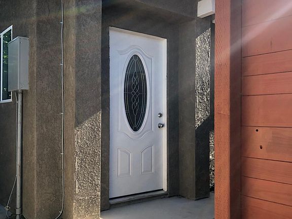Front with gate.
