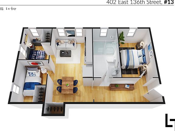 2nd image of 402 E 136th St APT 13A