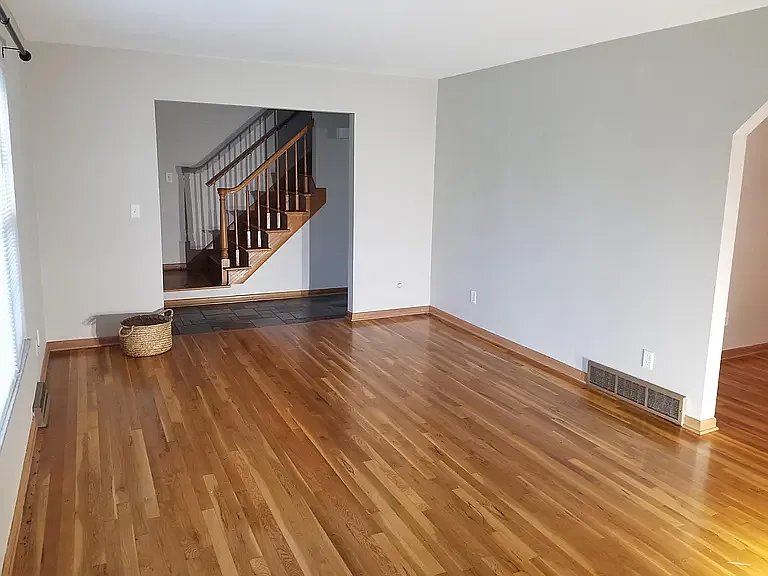 hardwood formal living area