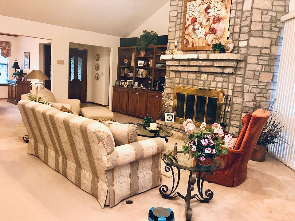 Living area and dining room