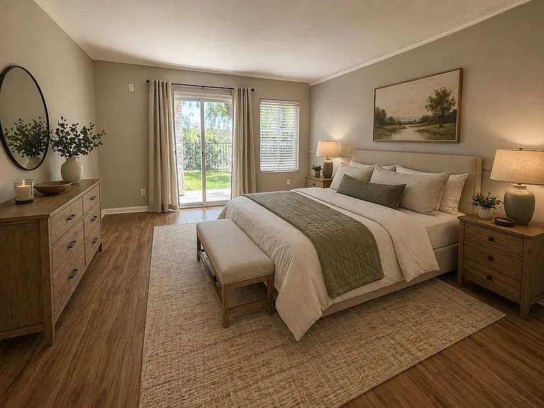 Master Bedroom - Virtually Staged