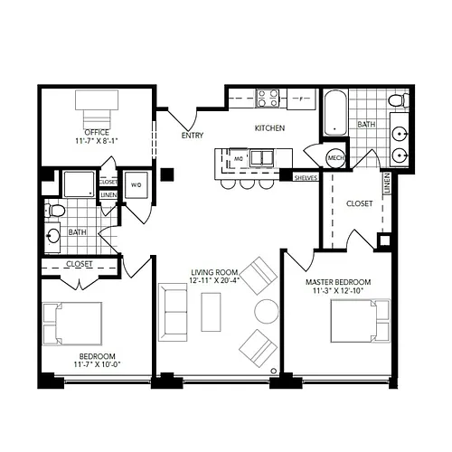 Floor plan The Capital