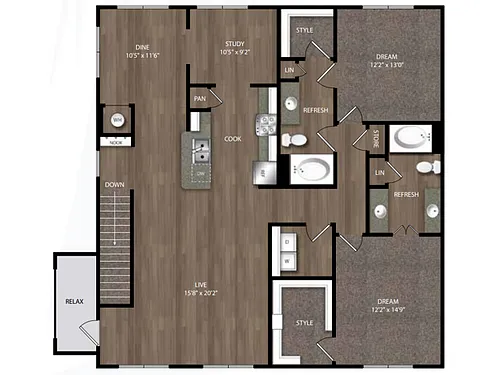 Floor plan CH2