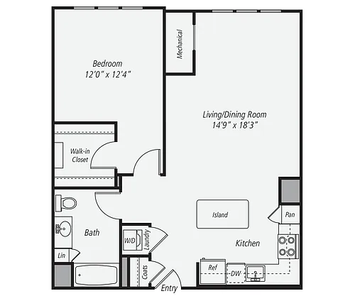 Floor plan A6-J-2321