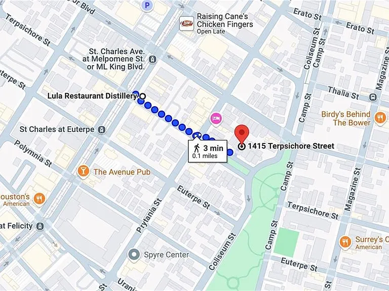 Apartment is 300ft from Garden District Hotel
*1 minute walk to St Charles Street