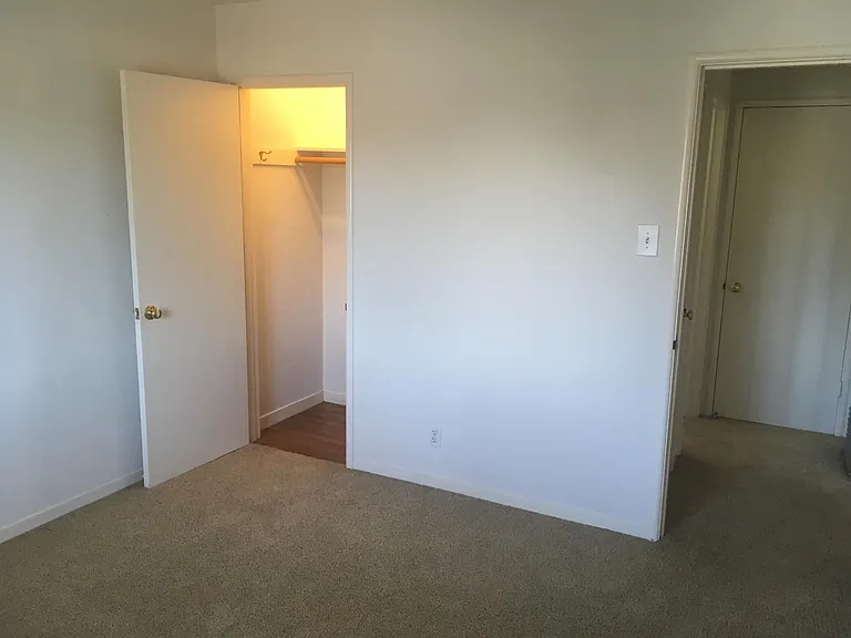 Bedroom with walk-in closet